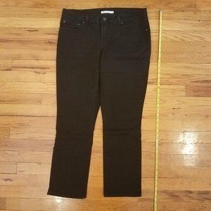 Levi's Black 414 Relaxed Straight Fit Jeans sz 31